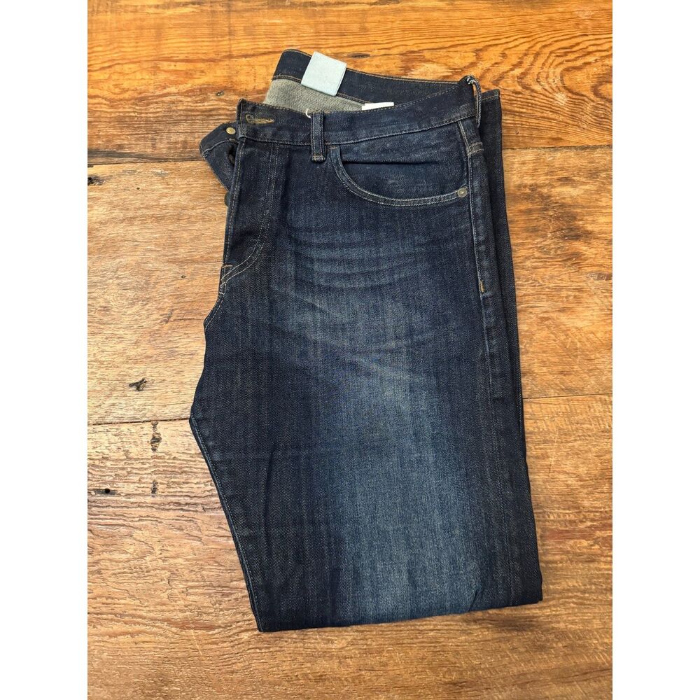 H&M Straight Regular Waist Dark Wash Jeans Men’s 33x32 - Picture 4 of 4